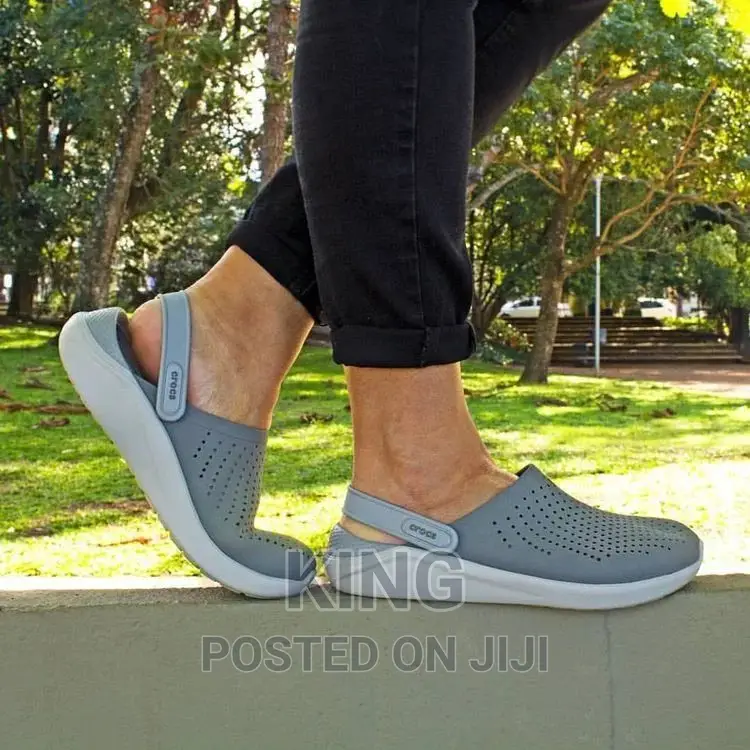 Literide Grey Crocs New