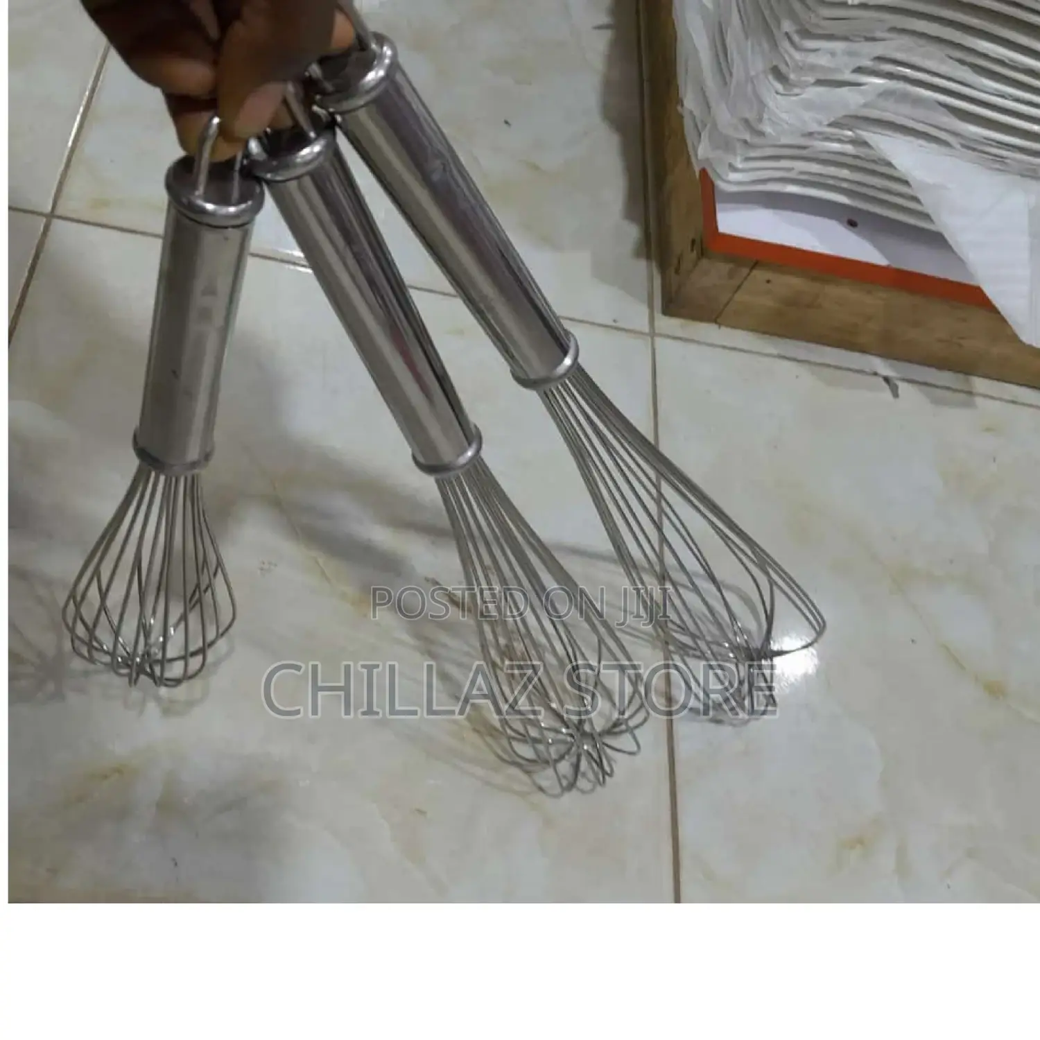 Stainless Steel Egg Beater.