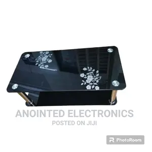Glass Centre Table Black