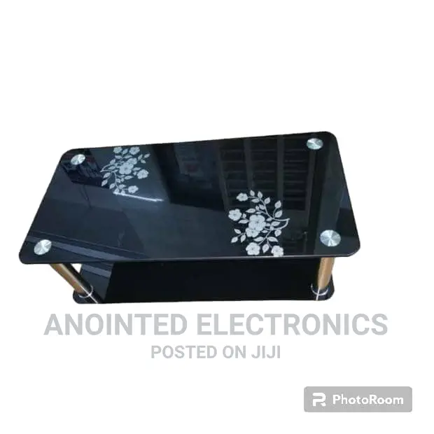 Glass Centre Table Black