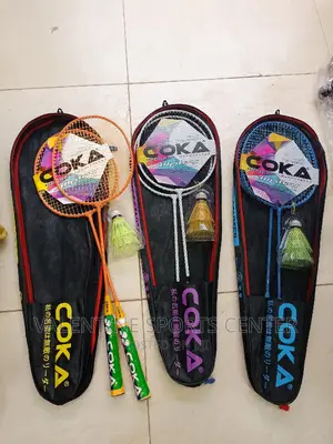 Badminton Racket Coka With Shuttle 2 in Full Set Original