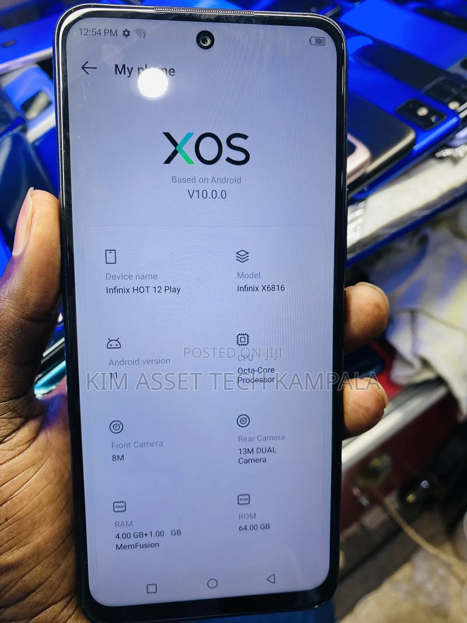Infinix Hot 12 play 64 GB Black