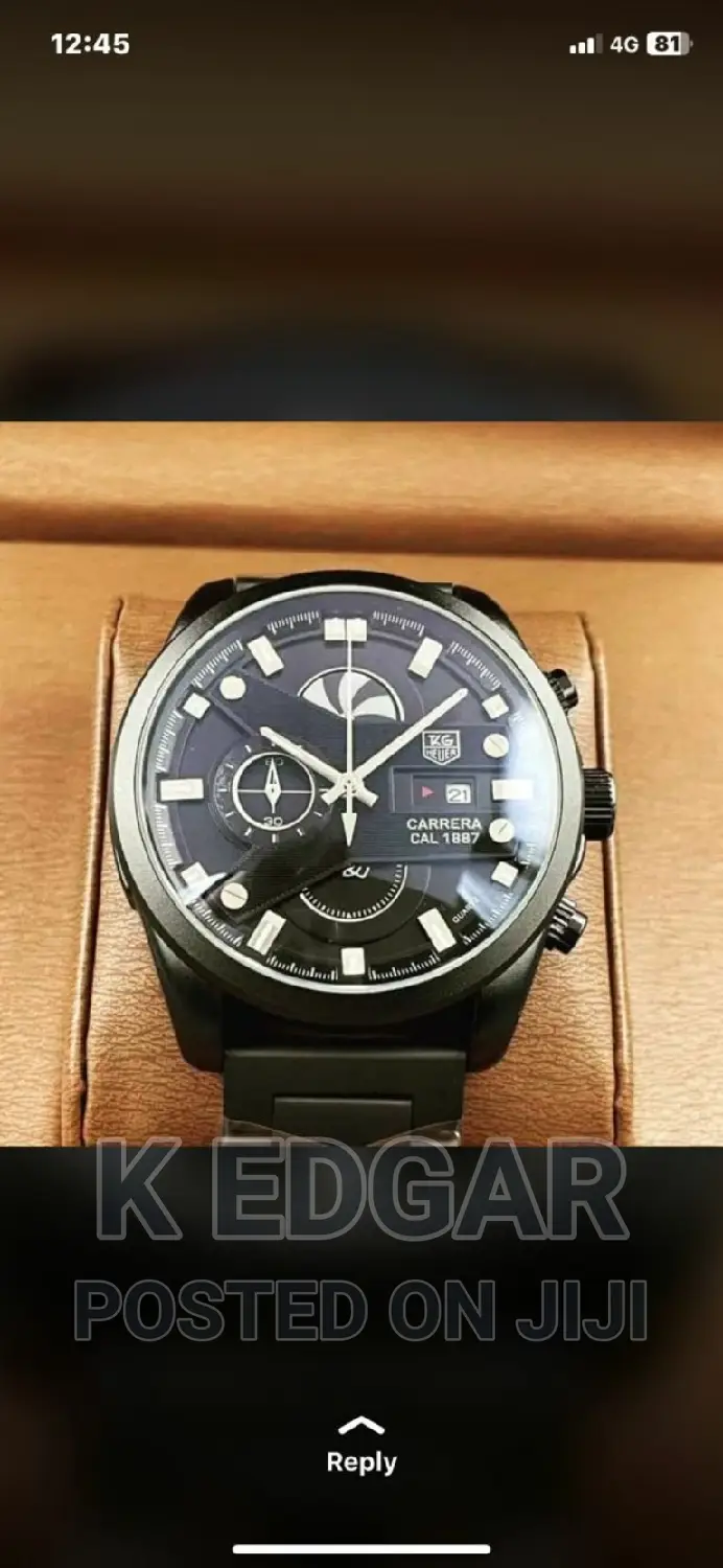 Black Carrera Watch