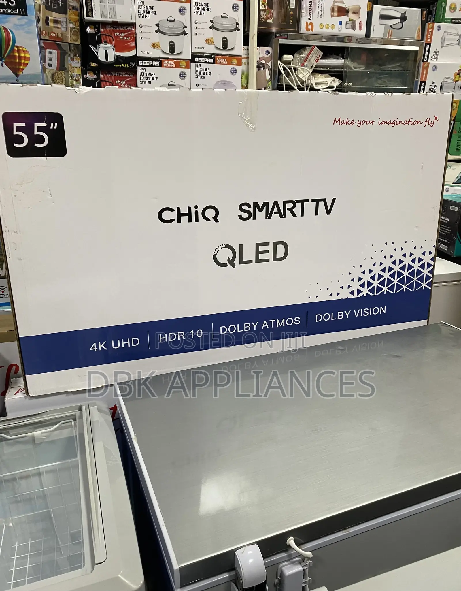 Chiq 55inch Qled Smart TVS Offer Sale With 2yr Warranty