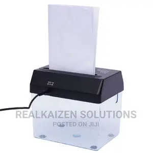 Portable USB Battery Powered Mini Strip Cut Paper Shredder