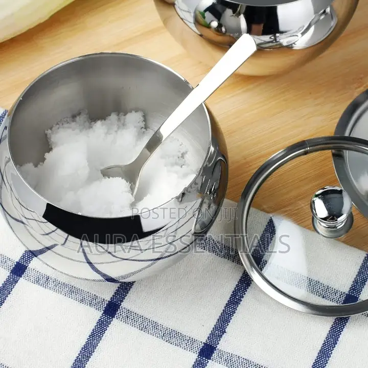 Stainless Steel Bowl With Transparent Glass Lid