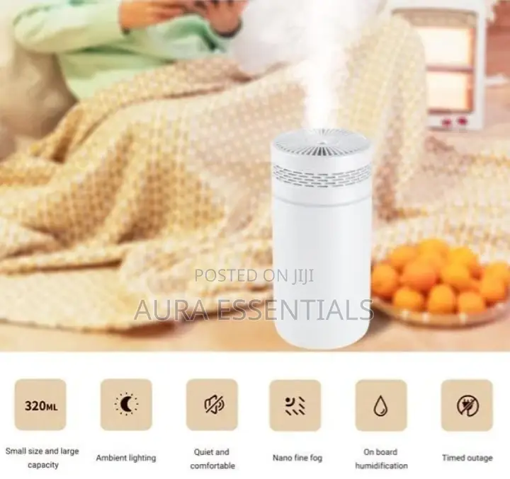 1pc Mini Ultrasonic USB Air Humidifier