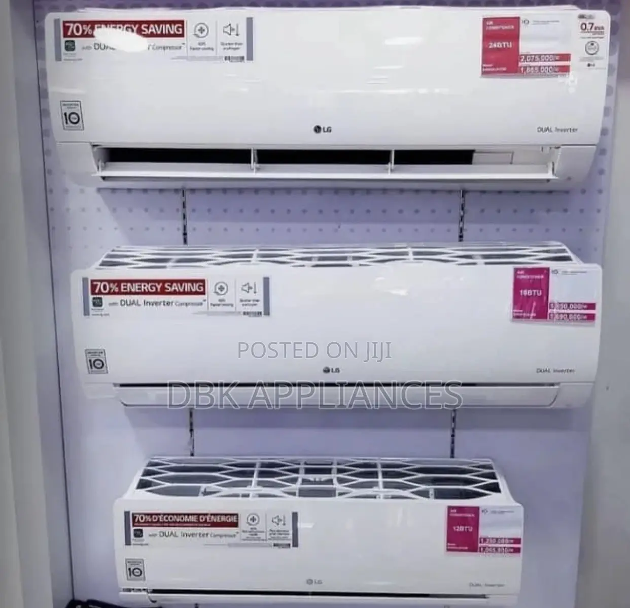 LG Air Conditioners All Sizes for Offices Home3yr Warranty