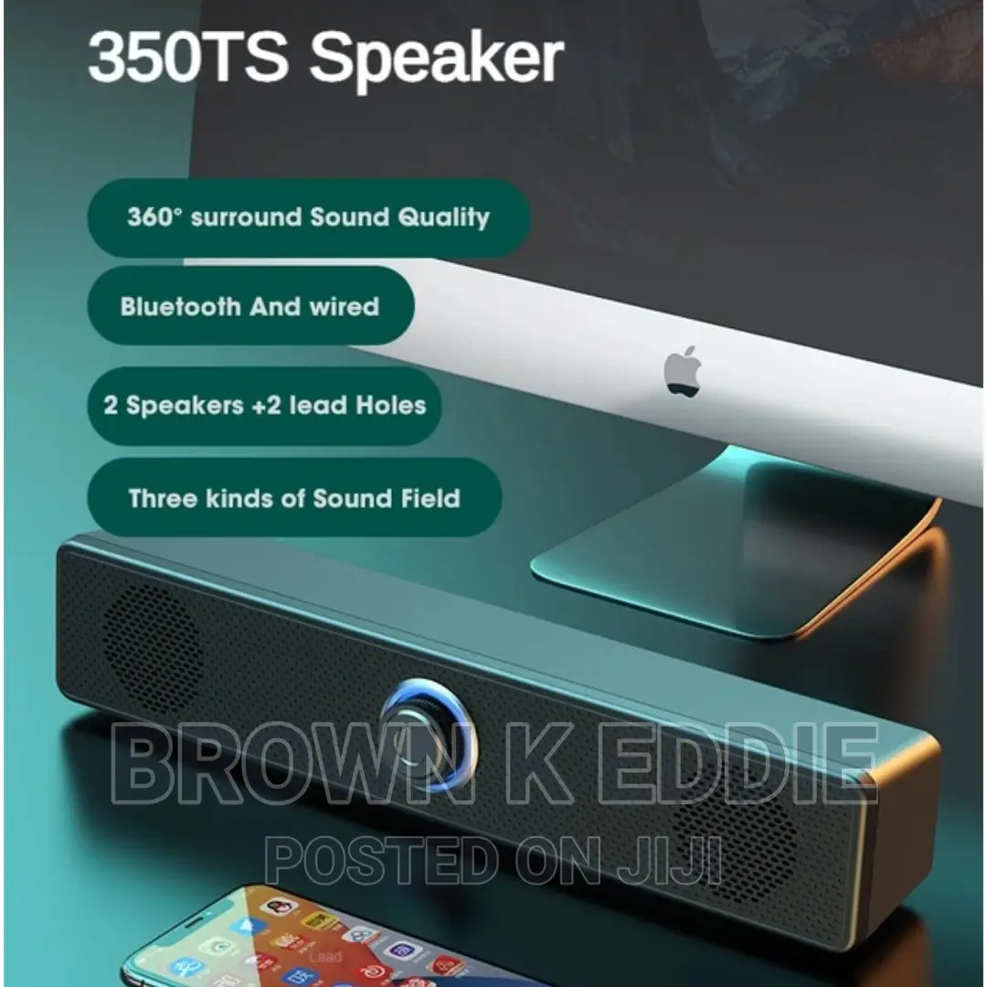 Professional LED Light Portable Speaker Sound Bar