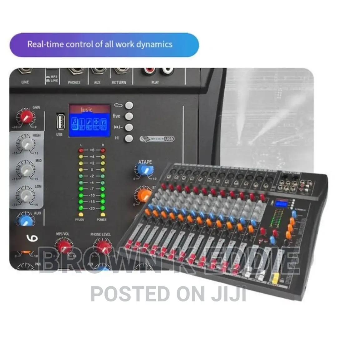 Professional 12-Way Bluetooth Mixer