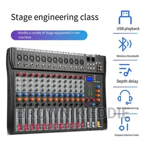Professional 12-Way Bluetooth Mixer