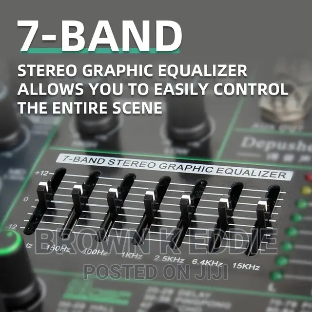 Professional 12-Channel Audio Mixer Depusheng PA12