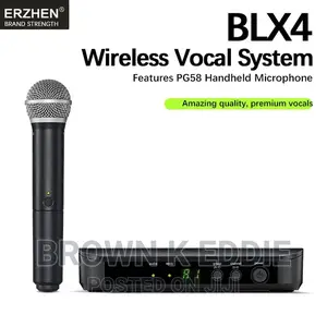 Profession Wireless Vocal Microphone UHF System Kit