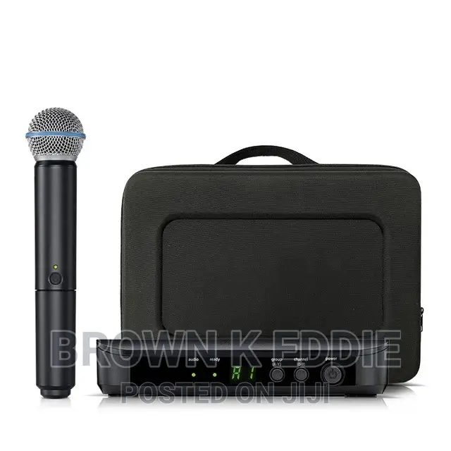 Profession Wireless Vocal Microphone UHF System Kit