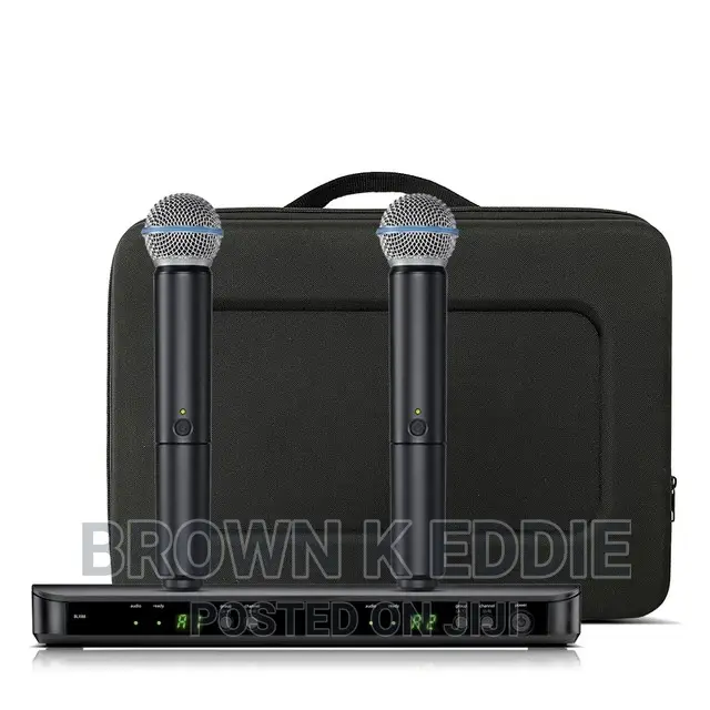 Profession Wireless Vocal Microphone UHF System Kit