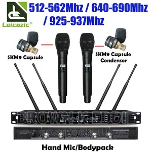 Wireless Microphone Professional Dual Channel Receiver