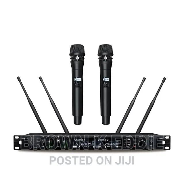 Wireless Microphone Professional Dual Channel Receiver