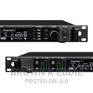 Wireless Microphone Professional Dual Channel Receiver