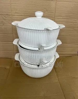 3 Set Ceramic Cooking Ware.