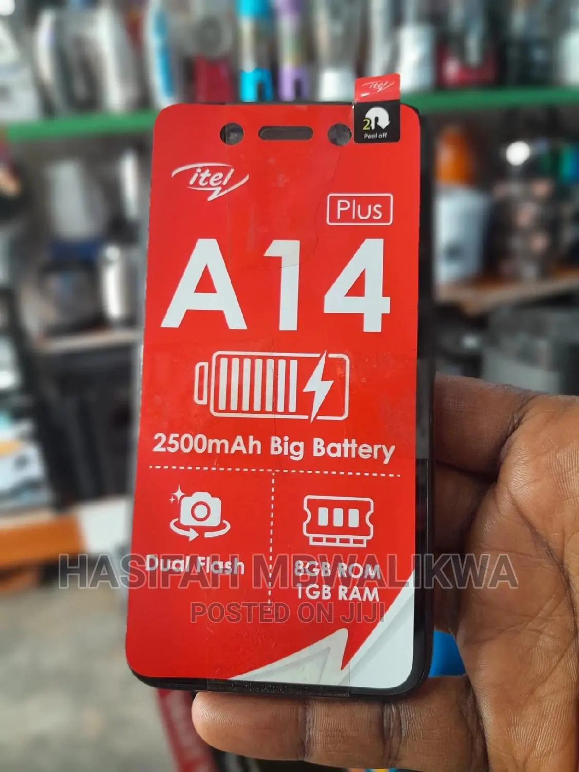 New Itel A14 8 GB Black