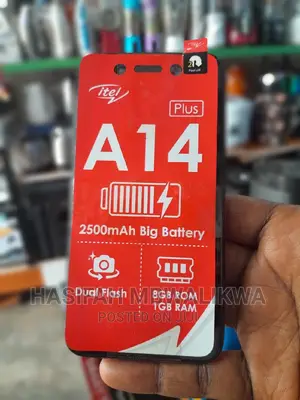 New Itel A14 8 GB Black