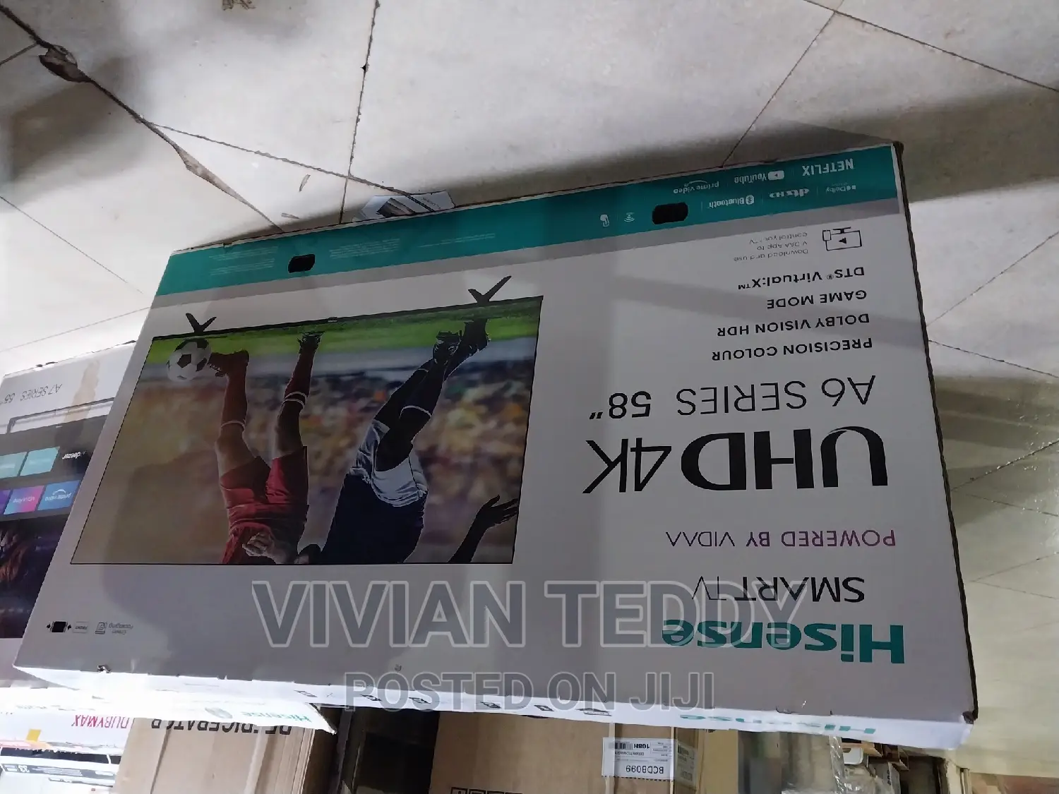 Brand New Boxed 58" Led Hisense TV Smart