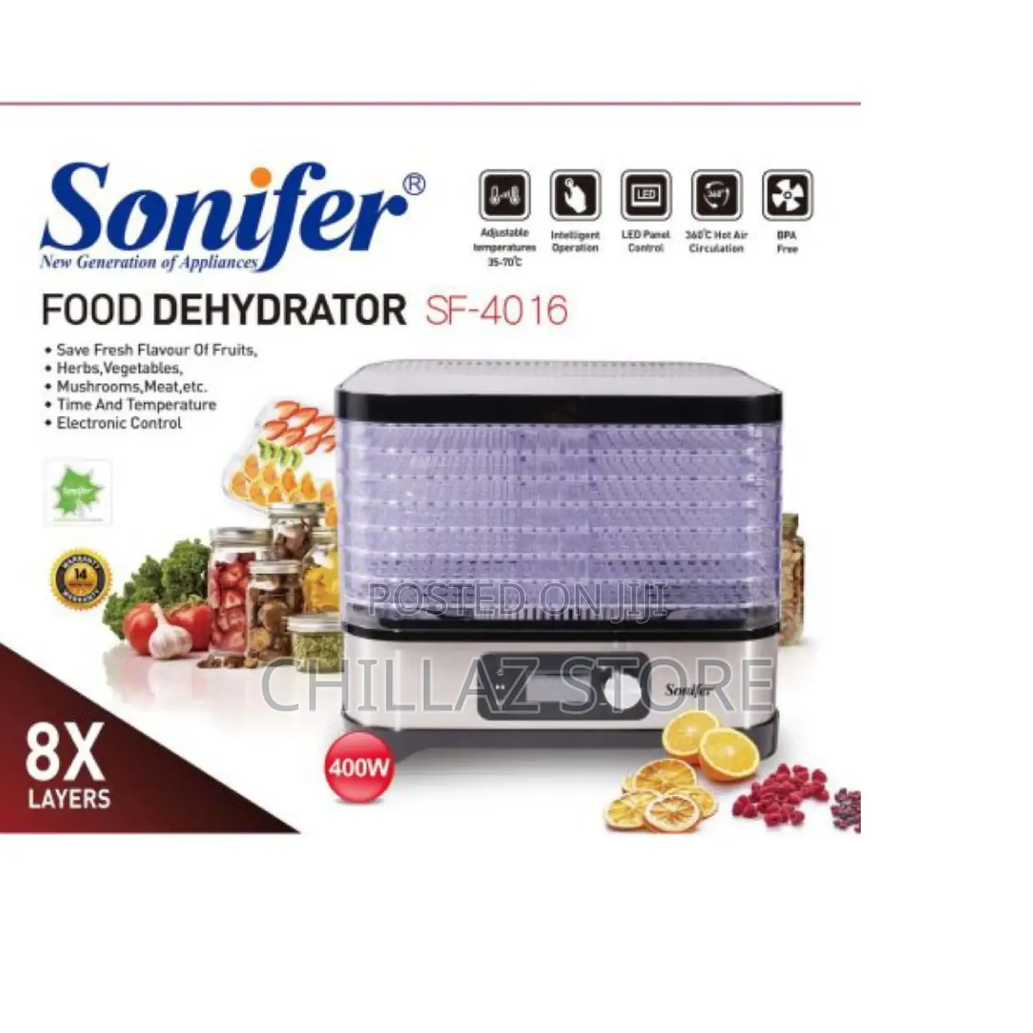 Sonifer Electric Food Dehydrator.