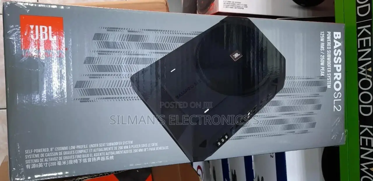 The All New JBL Basspro Sl2 Underseat Subwoofer