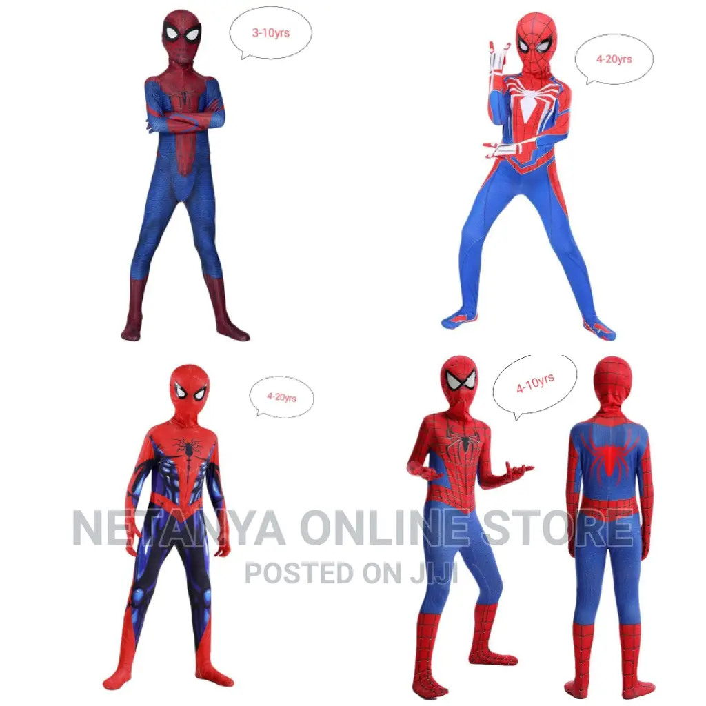 3-20yrs Spiderman Costume