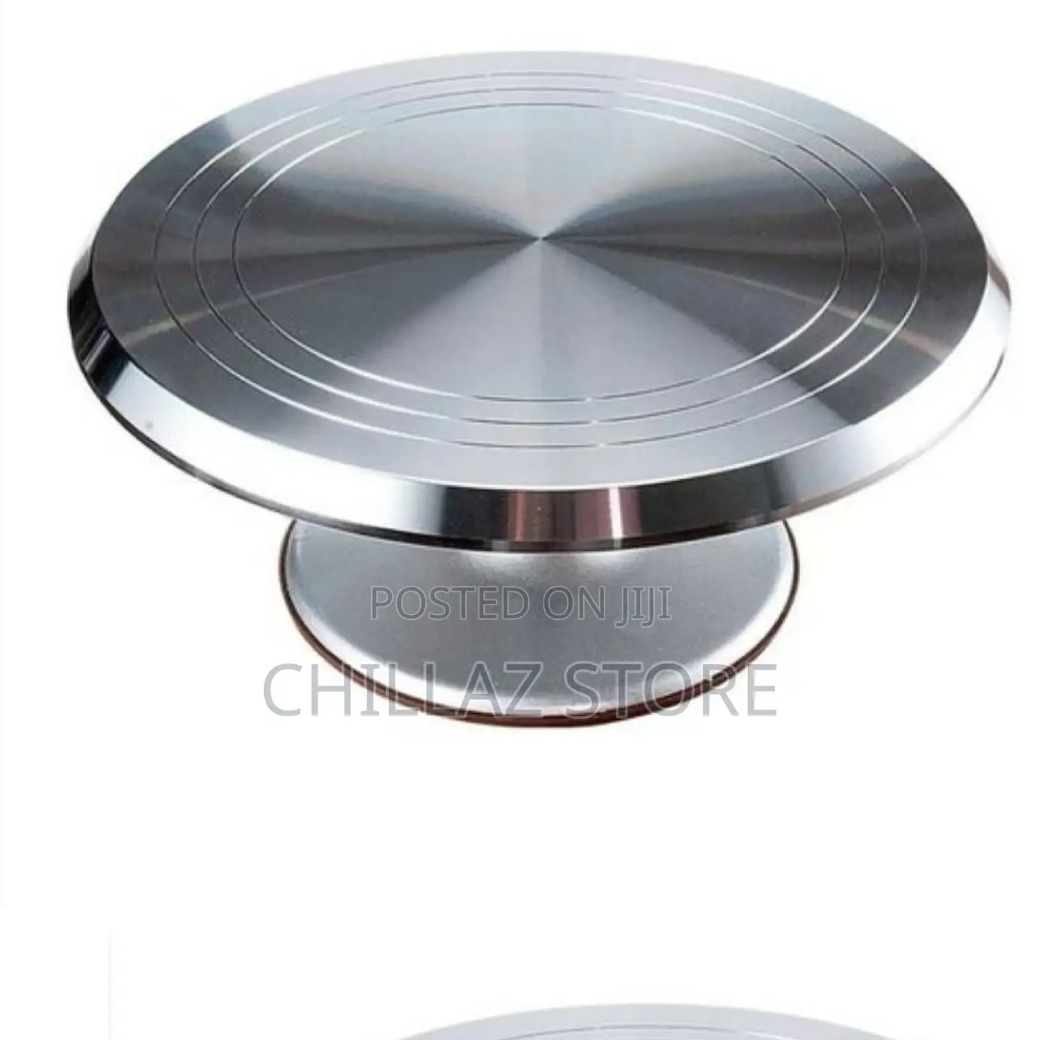Stainless Steel Rotating Cake Turntable Stand.