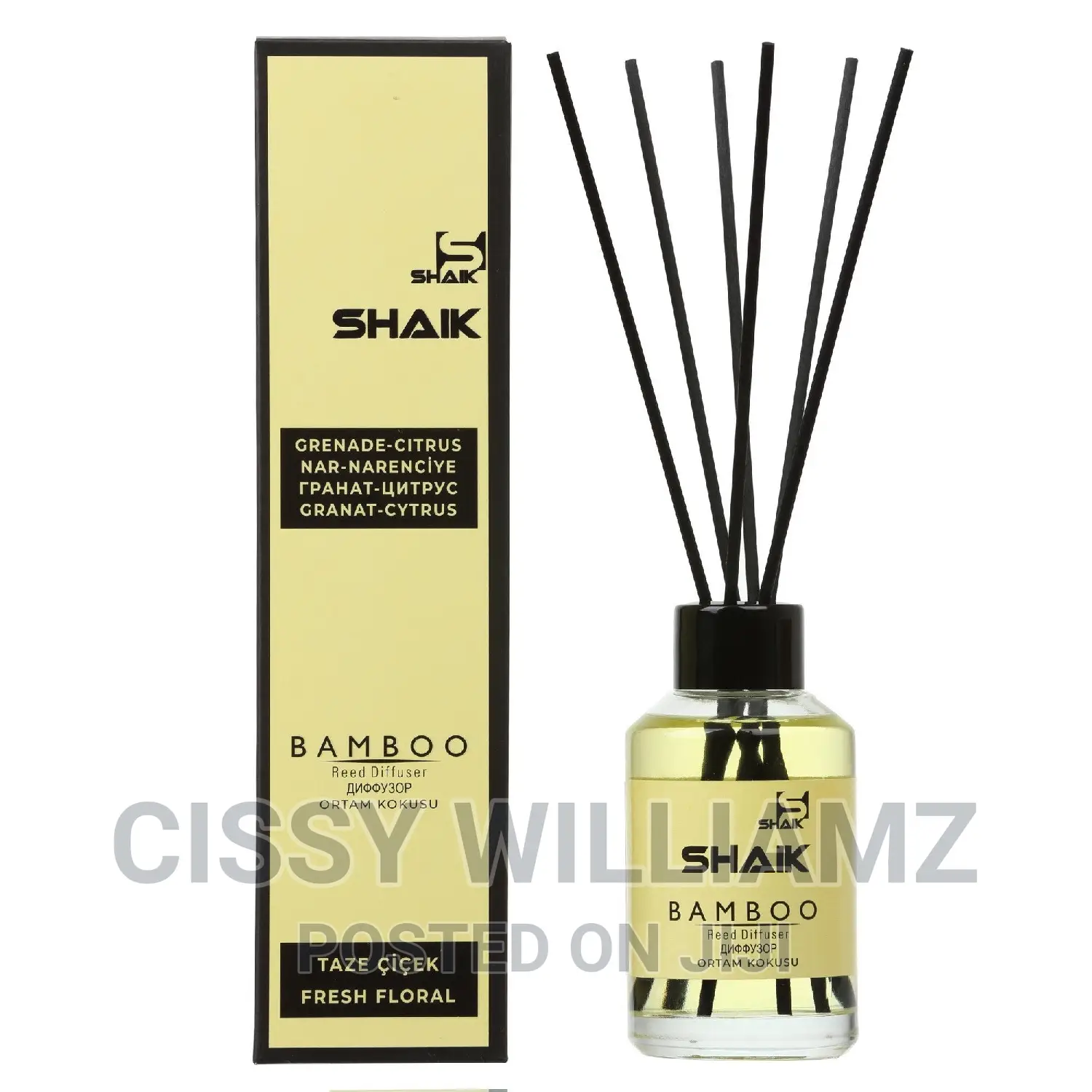 Fresh Floral Bamboo Reed Diffuser/Room Perfume