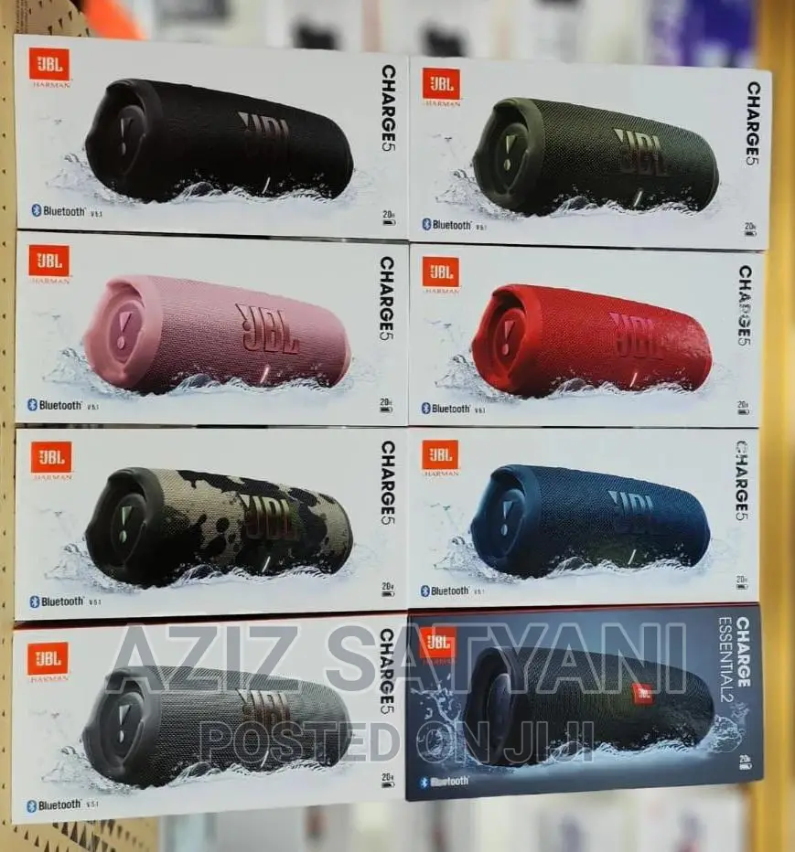 JBL Charge 5 Portble Wirless Blueth SPKR With Waterproof