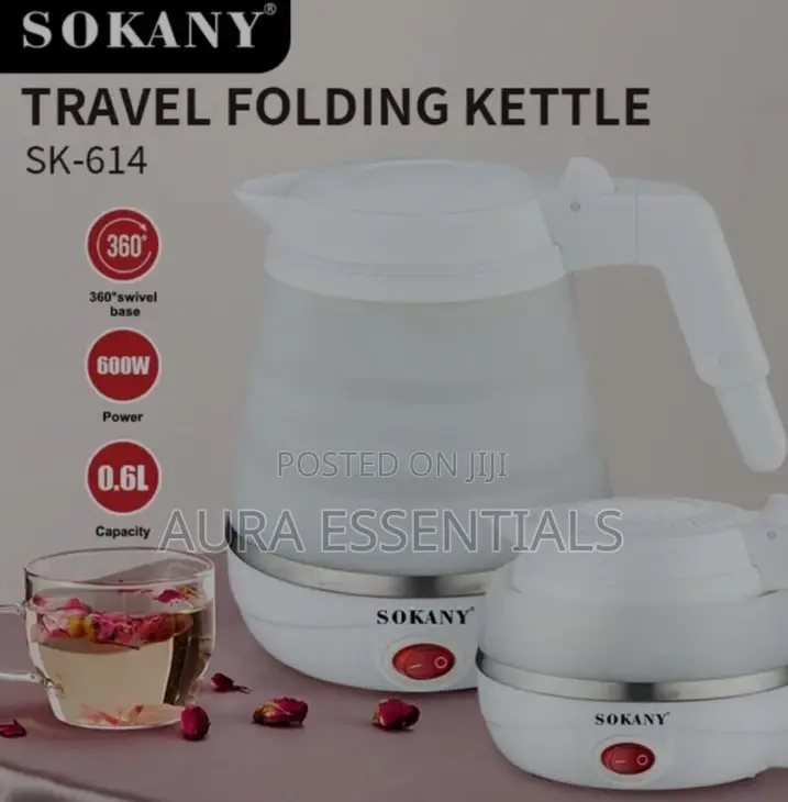 Sokany Travel Folding Kettle