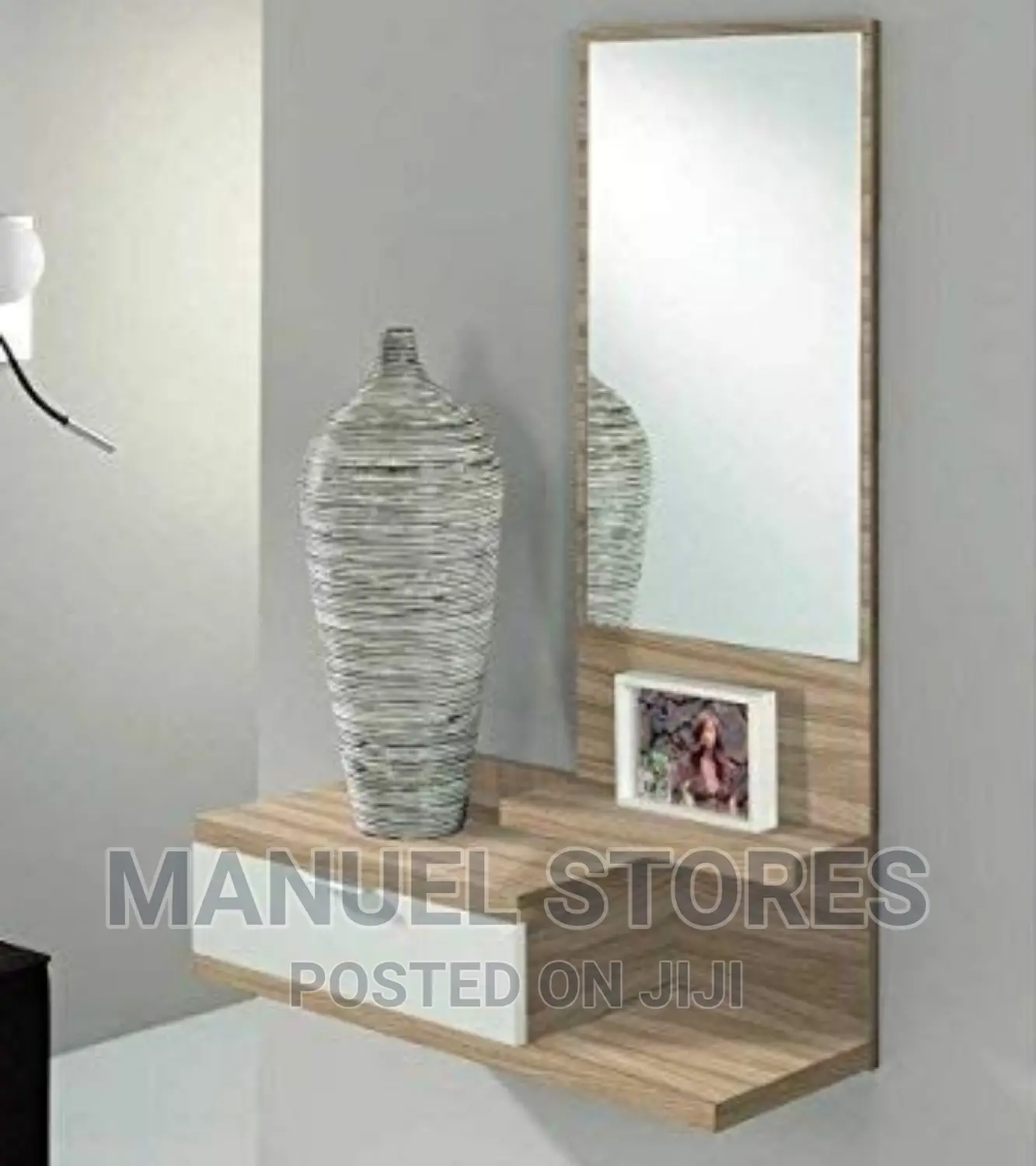 Floating Dressing Mirror in Central Division Furniture, Onoria