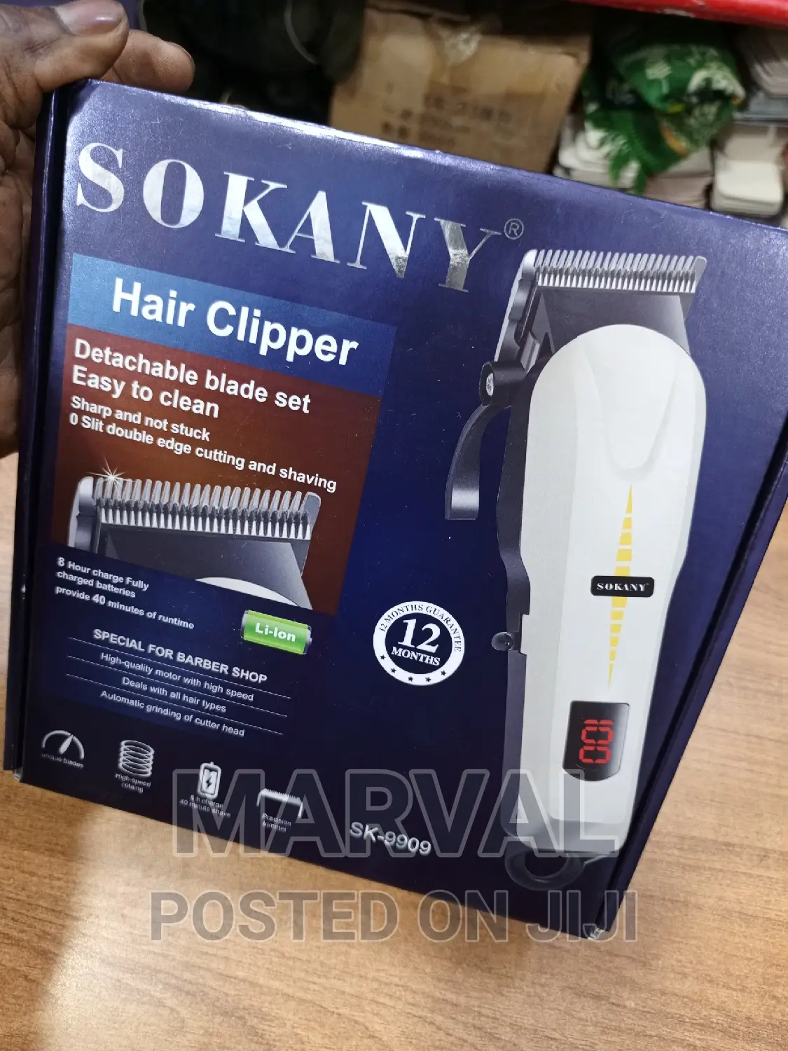 Sokany Rechargeable Hair Clipper