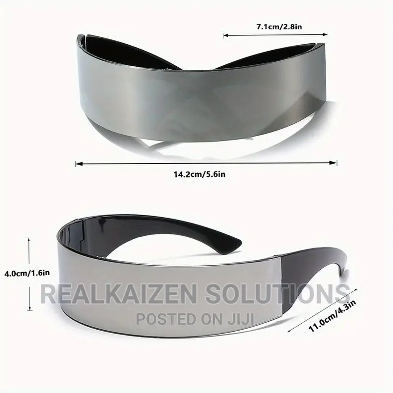 Cool Party Vintage Futuristic Fashion Eyewear Sunglasses