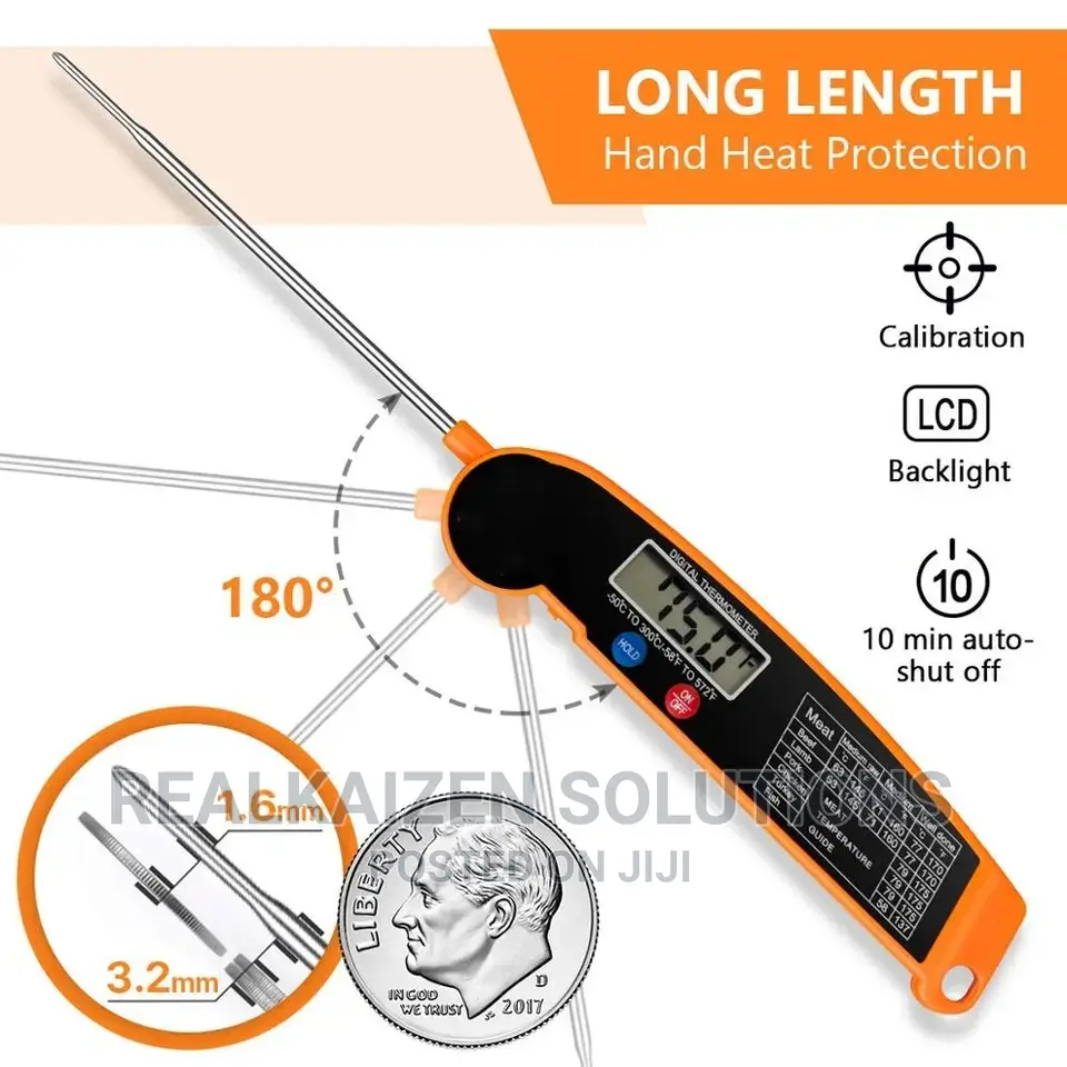 Digital Kitchen Probe Meat|Milk|Water| Food Thermometer