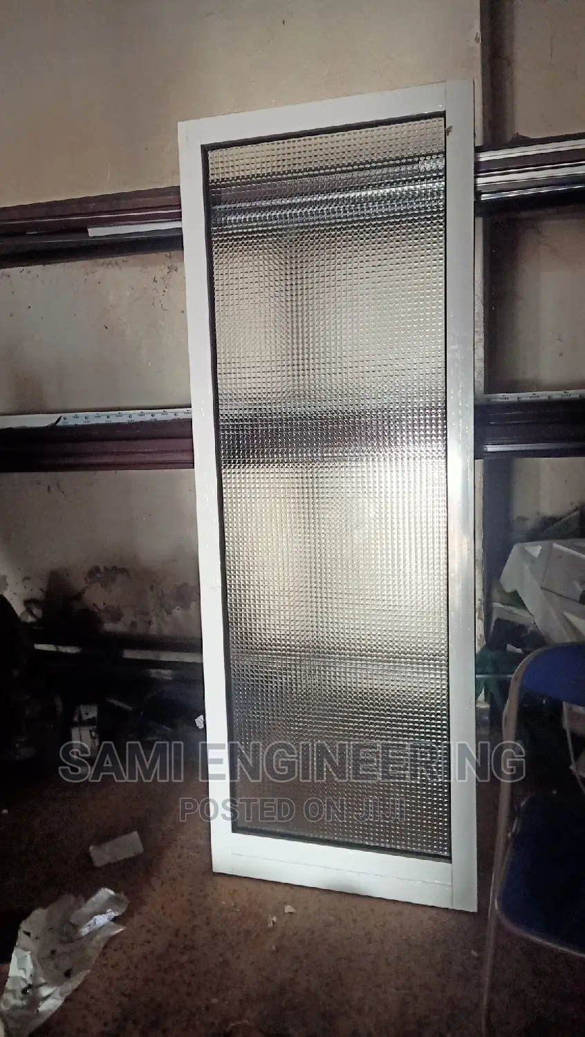 Aluminum Bathroom Door Full Glass