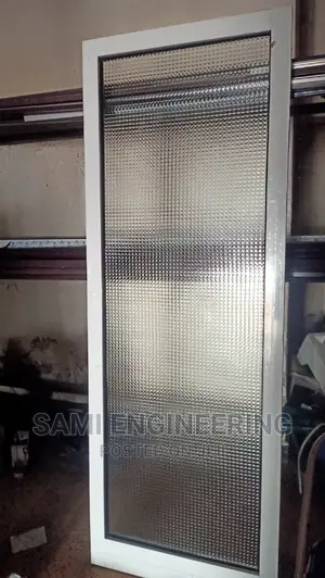 Aluminum Bathroom Door Full Glass
