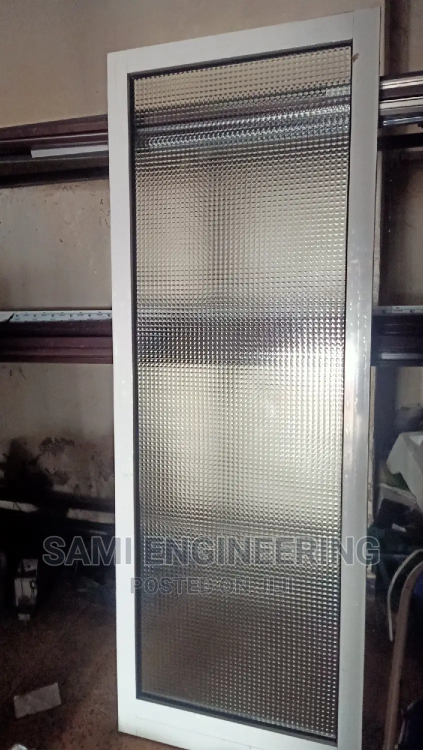 Aluminum Bathroom Door Full Glass
