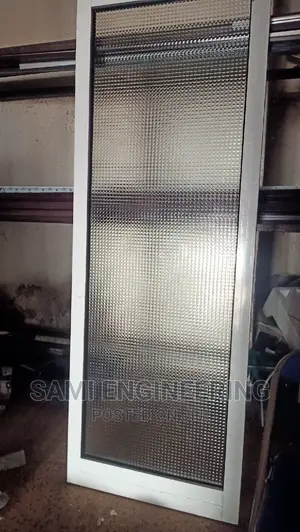 Aluminum Bathroom Door Full Glass