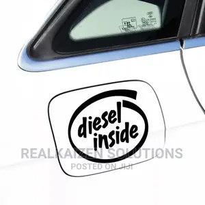 DIESEL INSIDE Vinyl Car | Motorcycle | Decor Sticker 12x11cm
