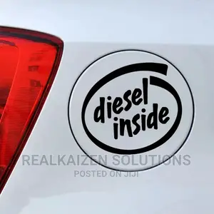 DIESEL INSIDE Vinyl Car | Motorcycle | Decor Sticker 12x11cm