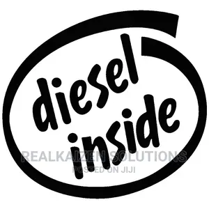DIESEL INSIDE Vinyl Car | Motorcycle | Decor Sticker 12x11cm