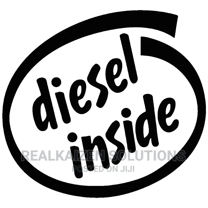 DIESEL INSIDE Vinyl Car | Motorcycle | Decor Sticker 12x11cm