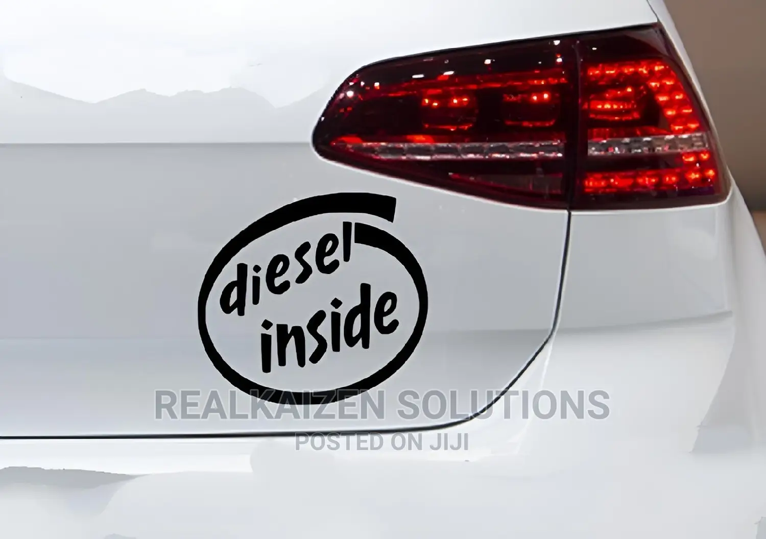 DIESEL INSIDE Vinyl Car | Motorcycle | Decor Sticker 12x11cm