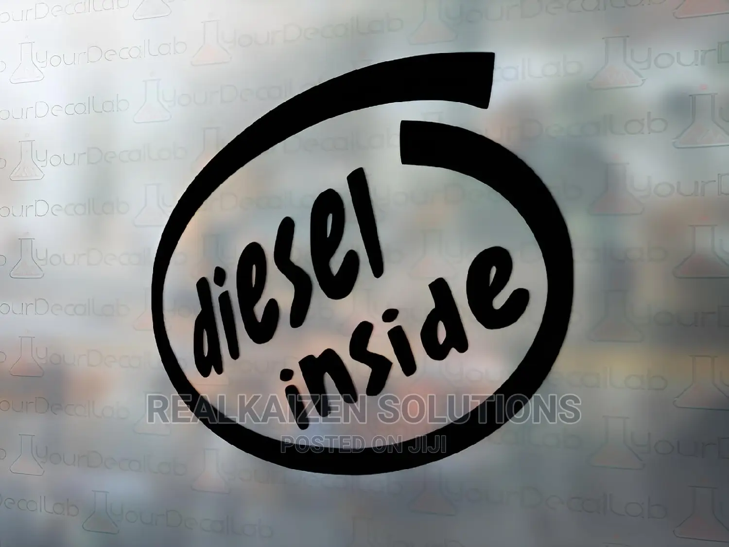 DIESEL INSIDE Vinyl Car | Motorcycle | Decor Sticker 12x11cm