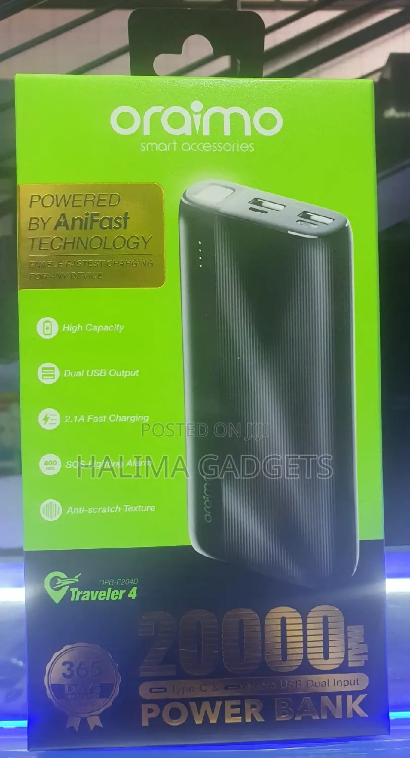 Oraimo 20000mah Powerbank