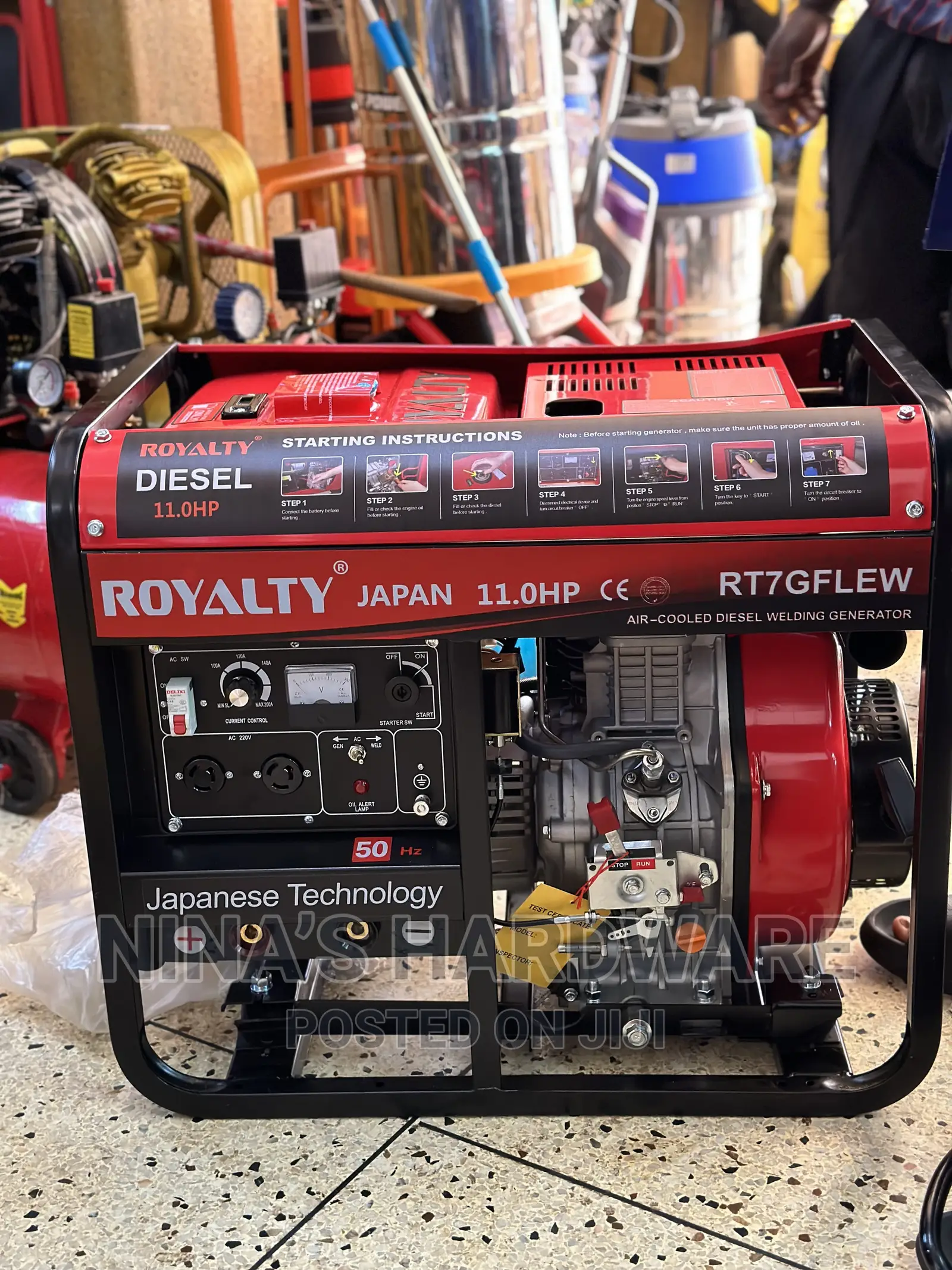 Diesel Welding Generator Japan
