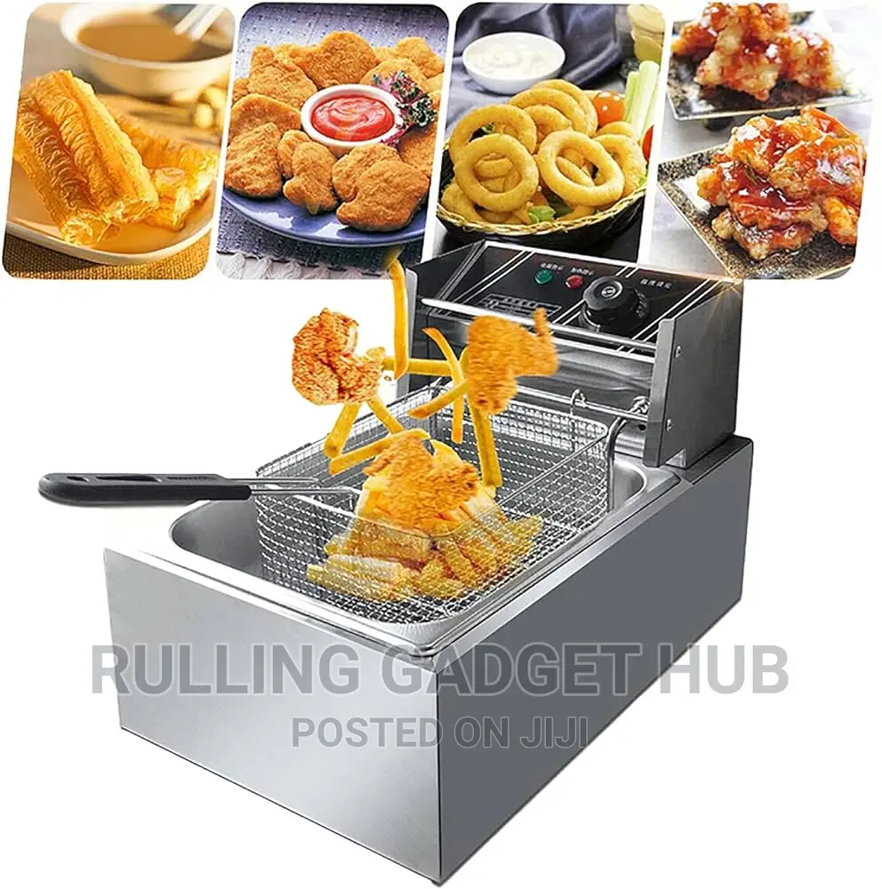 PIXEL 6 LITRES DEEP Fryer - Silver.